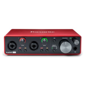 Focusrite Scarlett 2i2 3rd-Gen Audio Interface